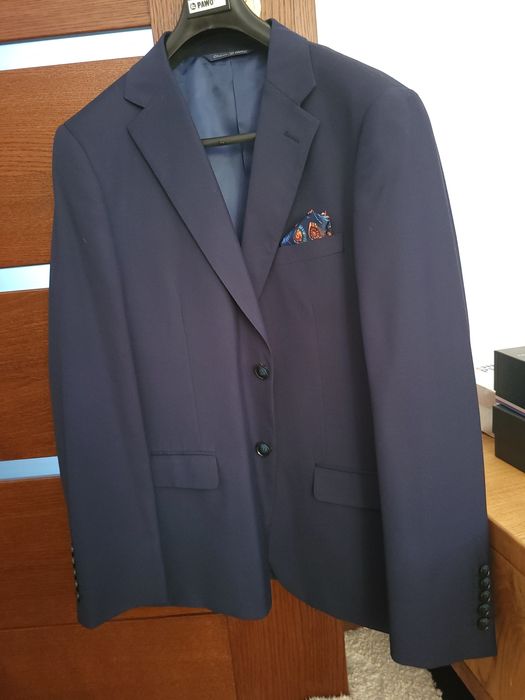 Garnitur Pawo granatowy