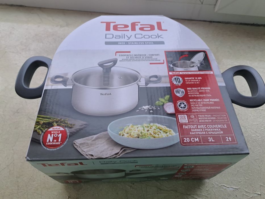 Кастрюля Tefal з кришкою 3л.