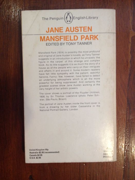 Jane Austen - Mansfield Park
