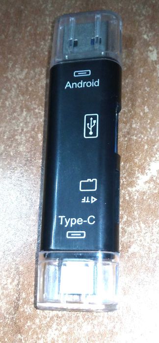 EXTRA czytnik OTG 7w1 USB TYP C micro ANDROID