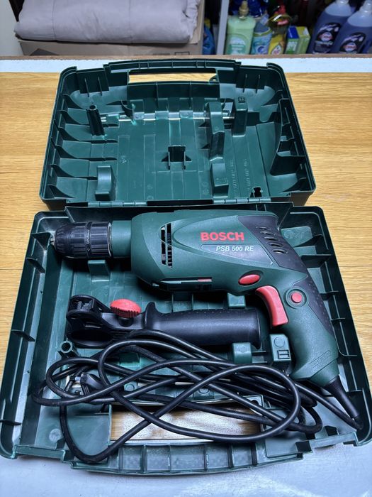 Berbequim de percussao da bosch psb 500 be electronic