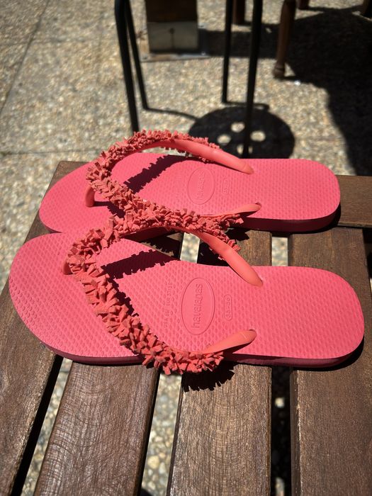 Chinelos havaianas coral