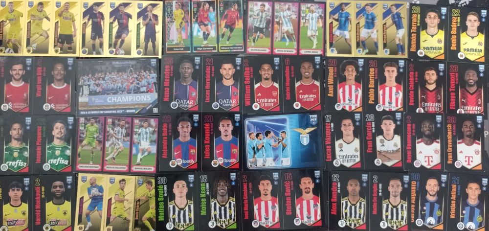 Наклейки Panini 365 2024 The Golden World Of Football