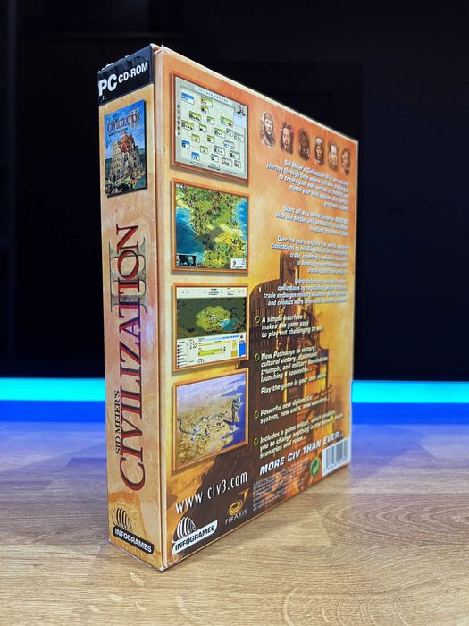 Civilization III 3 (PC EN 2001) BIG BOX angielskie premierowe wydanie