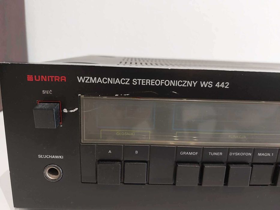Wzmacniacz Unitra Diora WS 442 - nowy potencjometr głośności