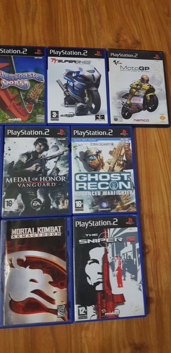 Zestaw gier na ps2 + gratis