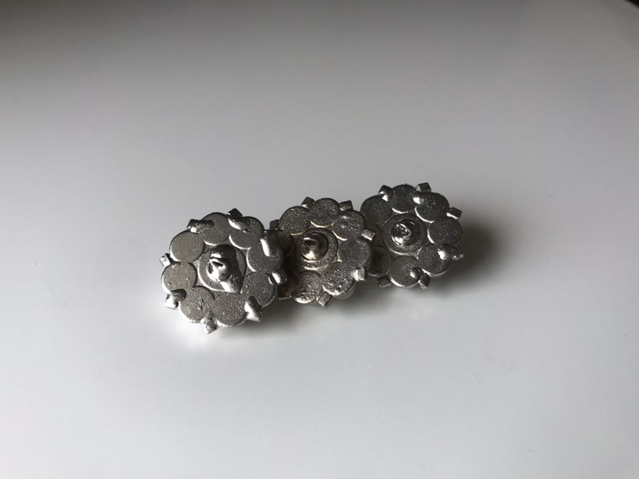 3 botões estilo vintage (25mm)