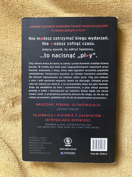 13 powodów Jay Asher
