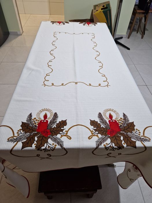 Obrus na Boże Narodzenie prostokątny