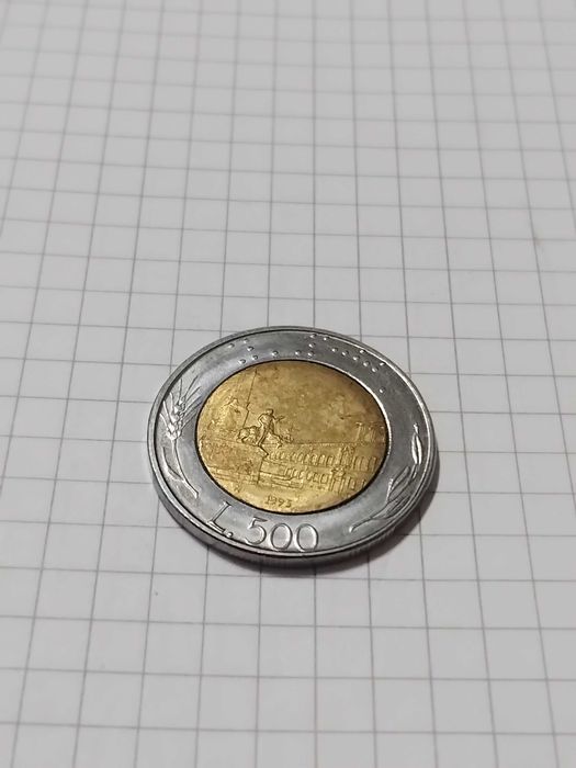 Moeda L 500 republica italiana  1995