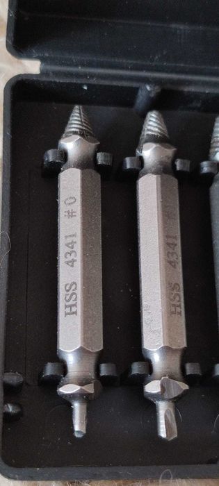 wykrętarki do śrub urwanych 6 elementów