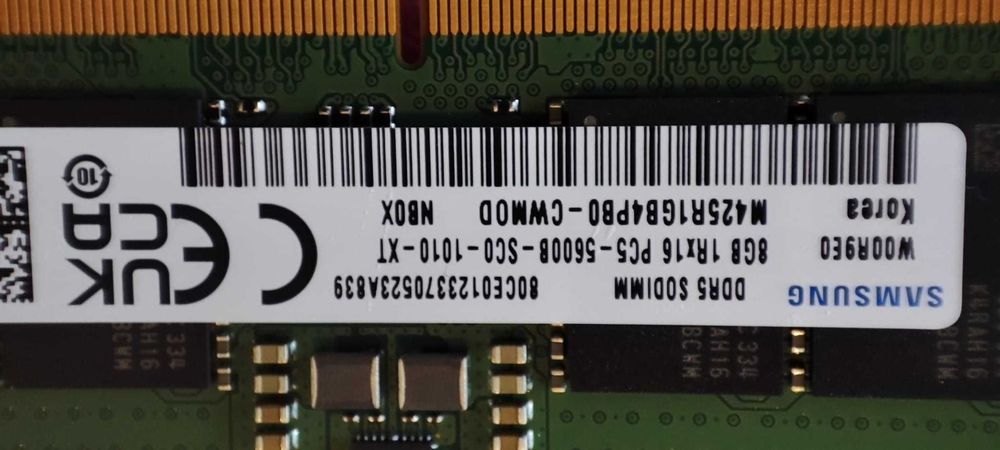 16GB Memória RAM Samsung 2X 8GB DDR5 5600MHz