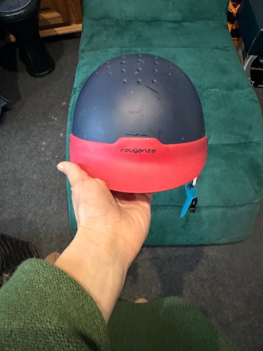 Kask do jazdy konnej Decathlon dla dziecka 52-55