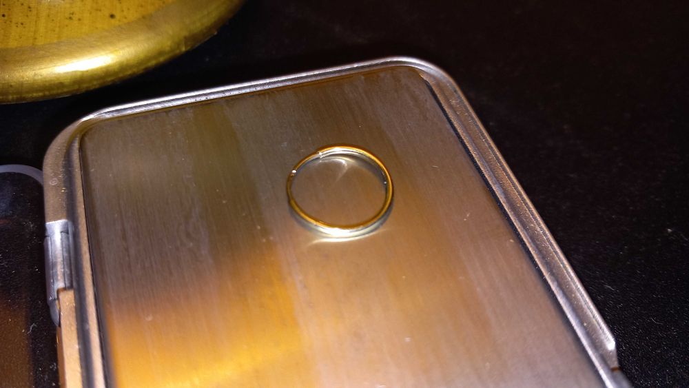 Kolczyk złoto  12mm 0.3gr.
