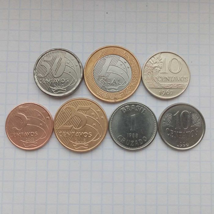 Продам наборы монет: Румыния,Бразилия, Мексика,Папуа Новая Гвинея