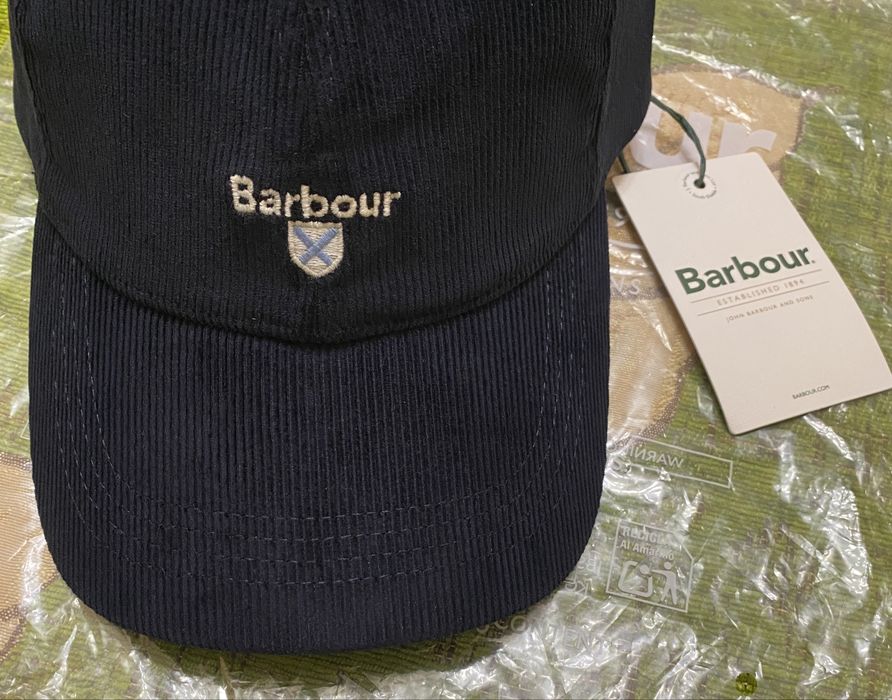 Barbour Bayfield Вельветова Подарункова Бейсболка Оригінал Кепка