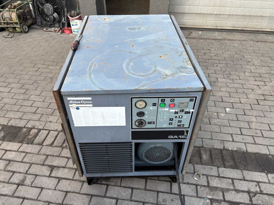 Kompresor Śrubowy Sprężarka ATLAS COPCO GA15 GA 15 (13 BAR 15kW)