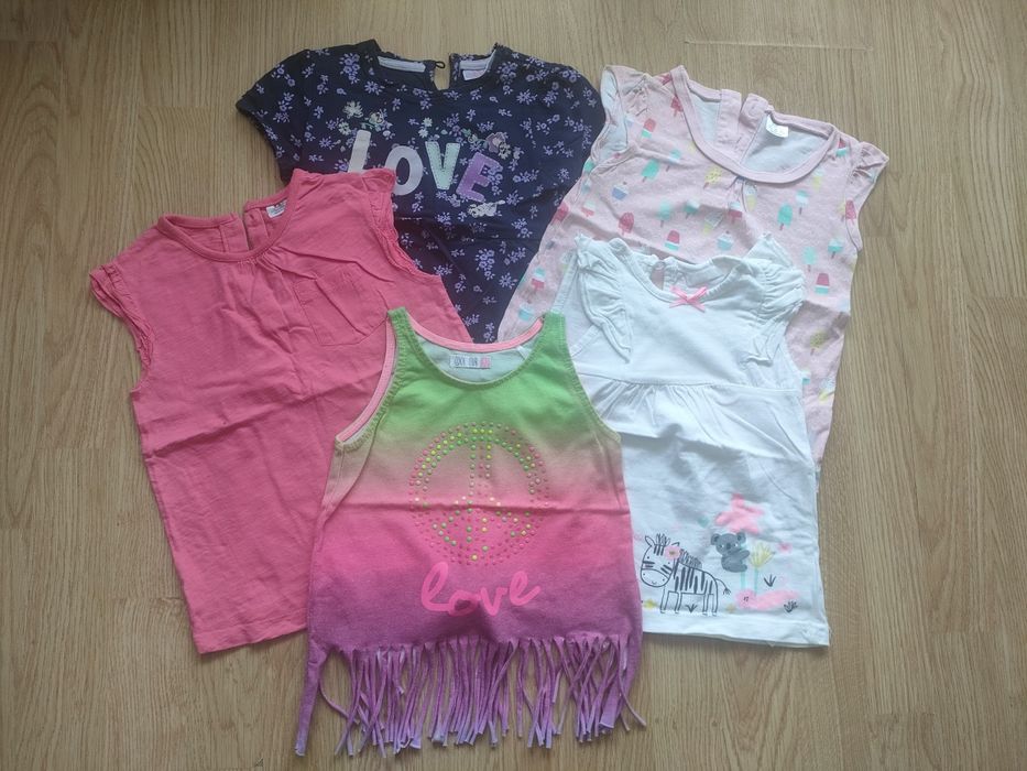 Zestaw koszulek dla dziewczynki