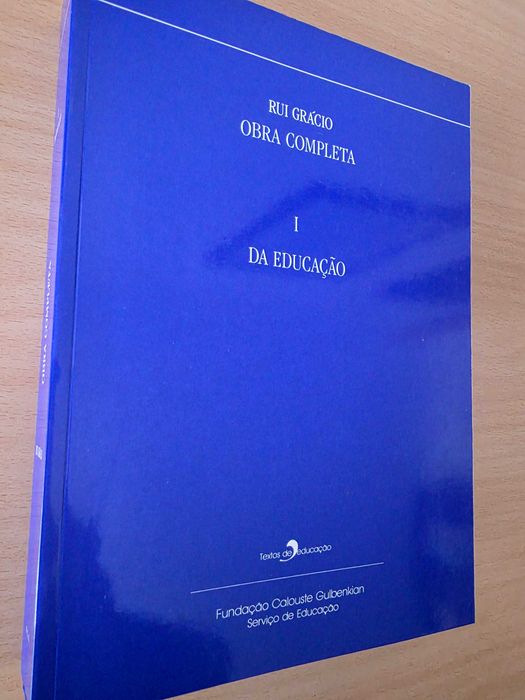 Livro "Da Educação I" de Rui Grácio