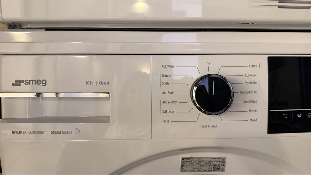 Maquina de lavar e secar roupa SMEG