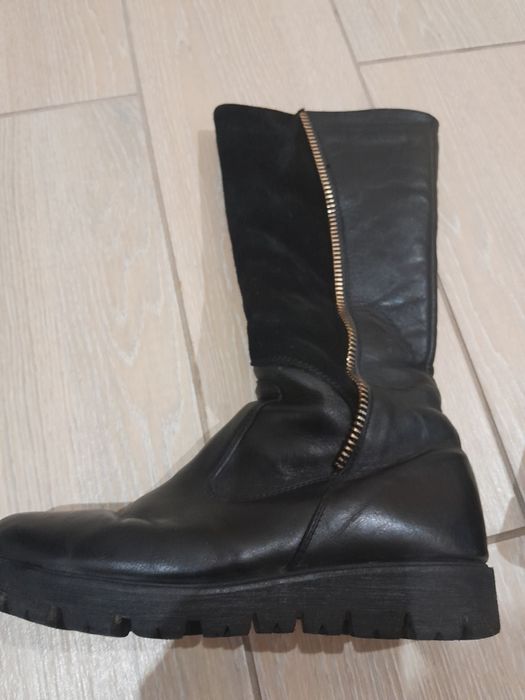 Жіночі шкіряні чоботи 40р