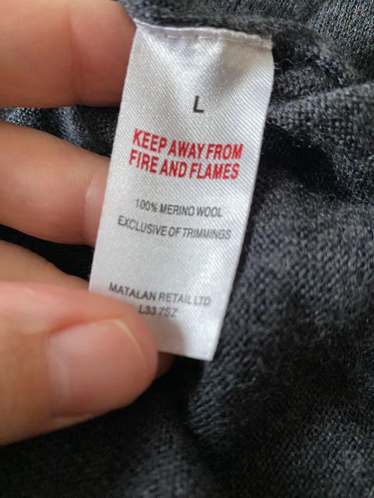 Sweter 100 % wełna merino * rozm L * mięciutki