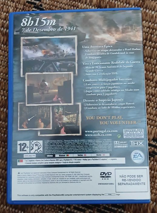 Jogo Medal Of Honor Rising Sun