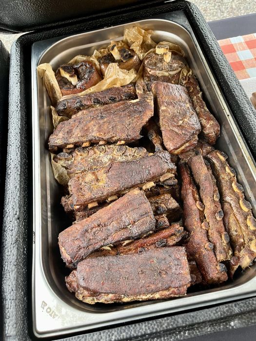 Grill Catering Mobilny Barbecue BBQ V8 Smoker Imprezy Eventy Katering