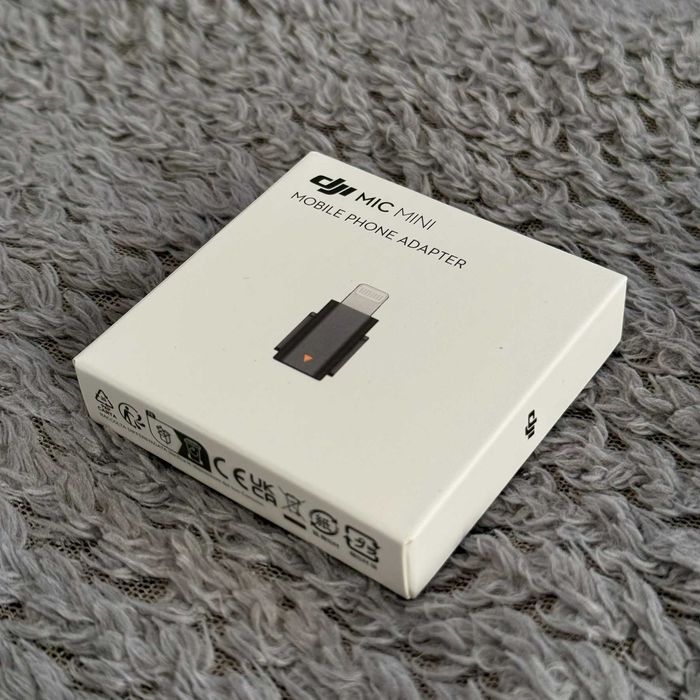 DJI Mic Mini -- Adapter lighting nowy -- przejściówka iphone
