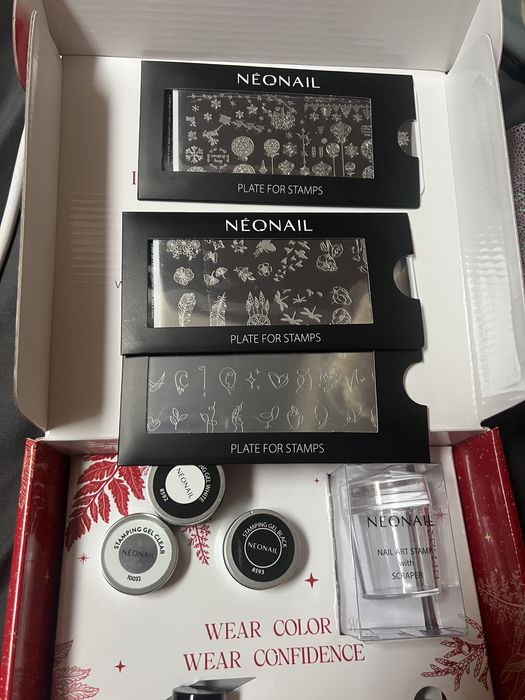 Zestaw neonail do paznokci stamping