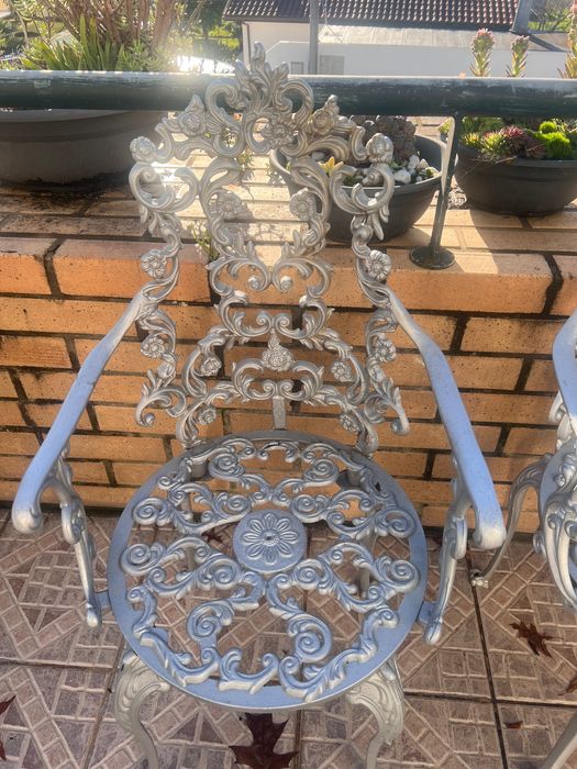 Cadeiras decorativa jardim