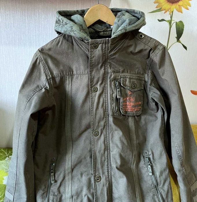 Куртка для трекінгу туризму брезентова MovingEvent, М, зріст 165-170