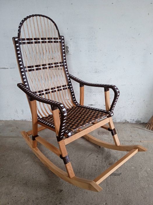 Крісло качалка/ крісло гойдалка/ крісло з лози/ручна робота/качеля/