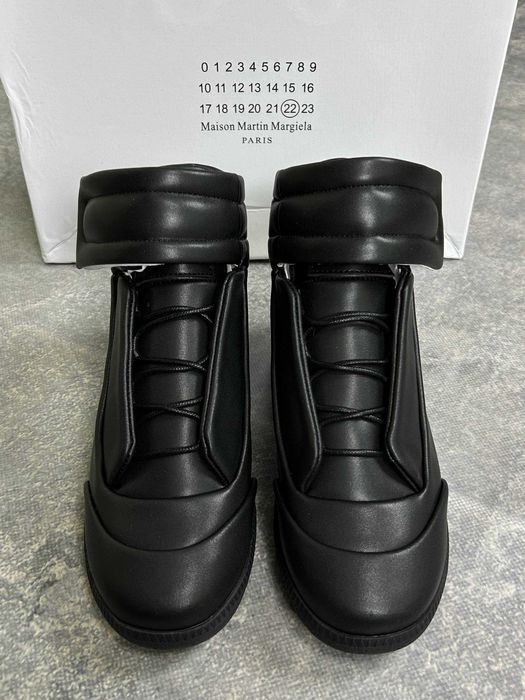 Кеди MAISON MARGIELA FUTURE BLACK HIGH чорні кросівки кеды черны — zdjęcie 3