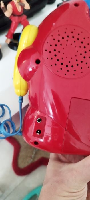 Radyjko na CD dla dziecka z mikrofonami, karaoke, mikrofony