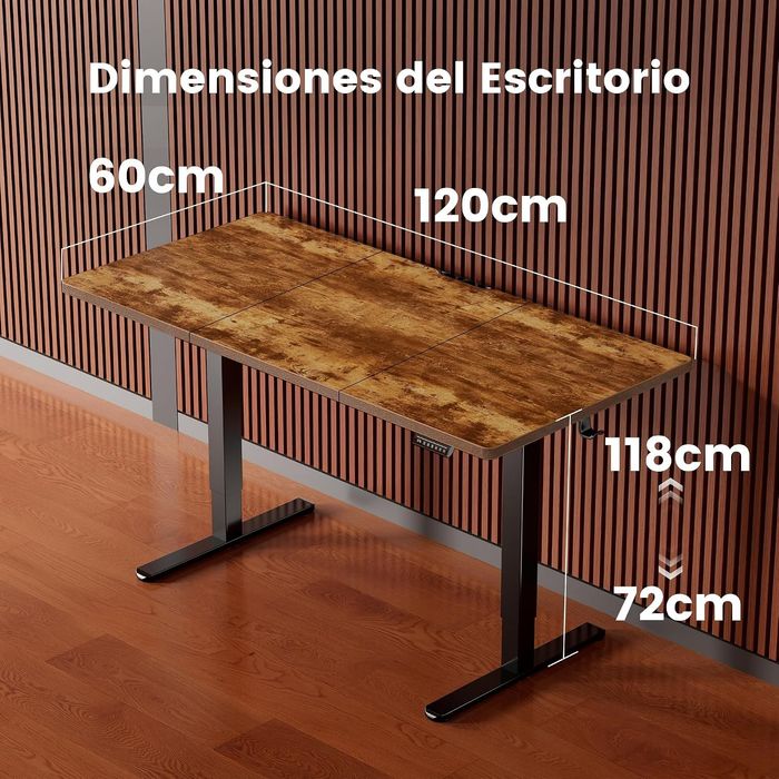 Secretaria Elétrica Elevatória Ergear 120x60 - altura ajustável.