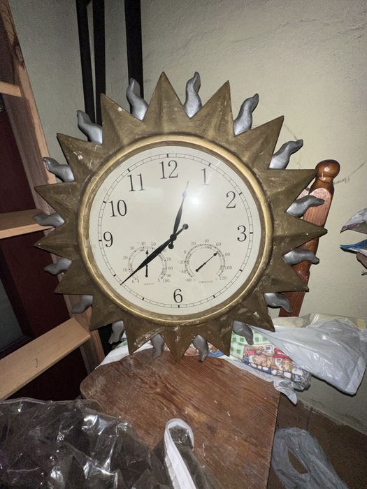 Duzy zegar na sciane