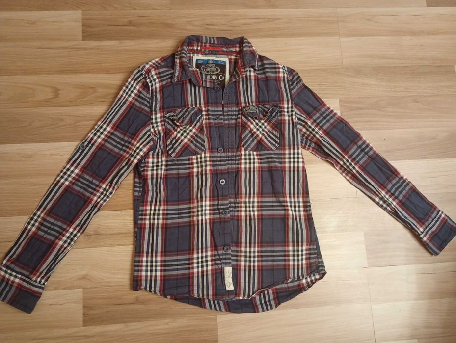 Koszula w kratę super dry