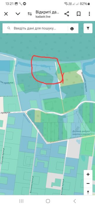 125 соток з соснами, власна водойма, прямий вихід до лісу Мотижин