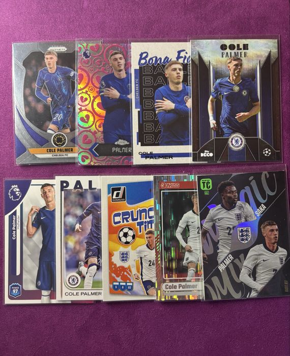 Cartas Cole Palmer chelsea panini topps