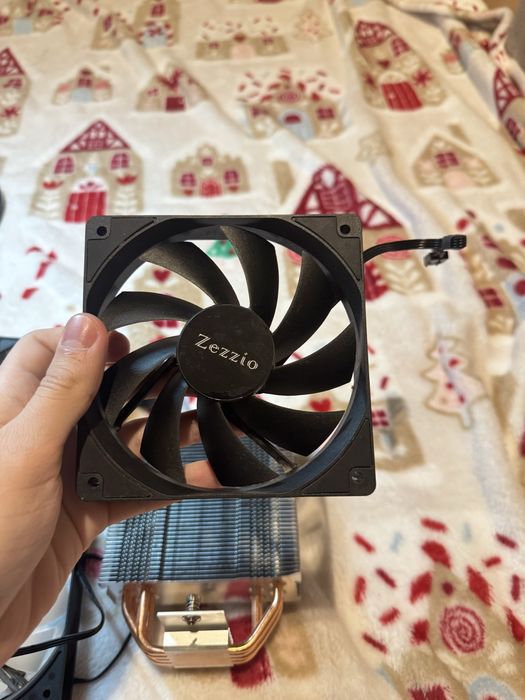 Zestaw chłodzenia PC CPU cooler + 2x wentylator 120mm