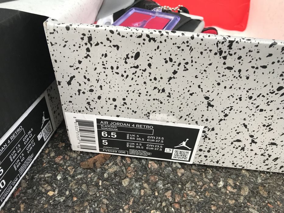 Ботинки Air Jordan 4 Bred Reimagined 36-46