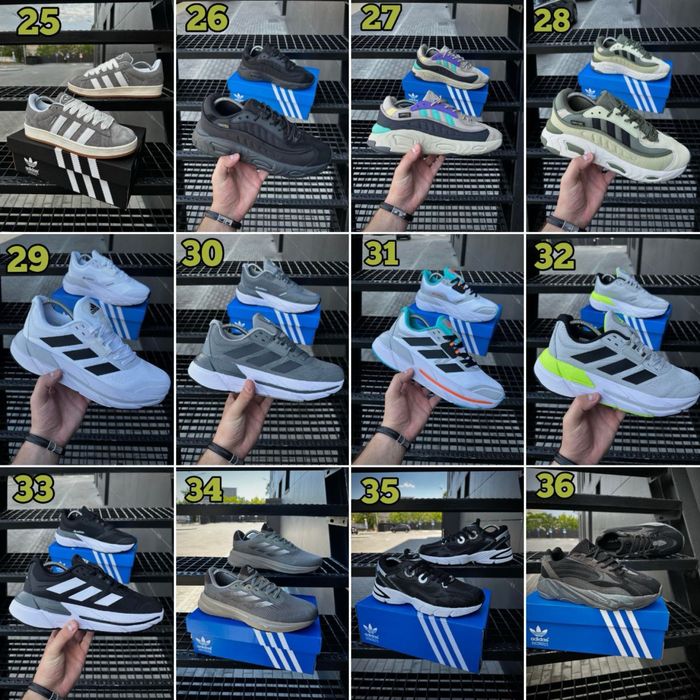 ВСІ МОДЕЛІ ‼️ Кросівки Adidas Samba, Spezial, Yeezy, Superstar / 36-46