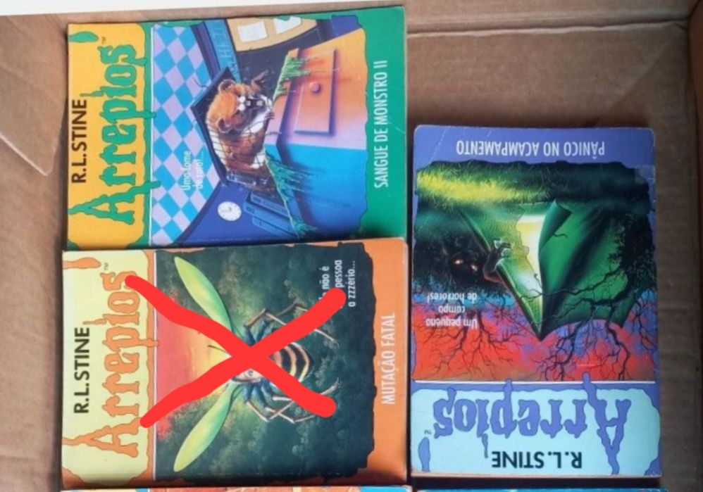 Coleção Arrepios - Pânico no Acampamento; Sangue de Monstro