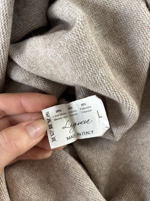 Beżowa sukienka prosta rozmiar L 25% welny merino stan idealny