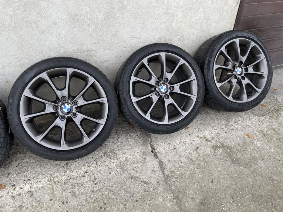 (96)Koła, Felgi 5x120 18” Oryginał BMW f30, Grafit