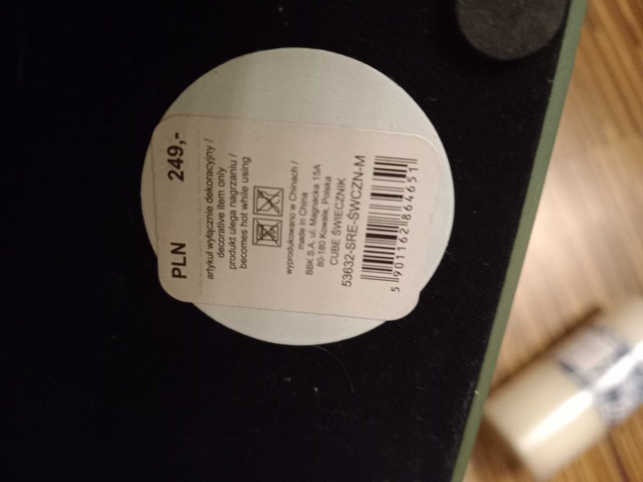 Nowy lampion dekoracyjny 31x25  okazja Home&You. Świeca gratis