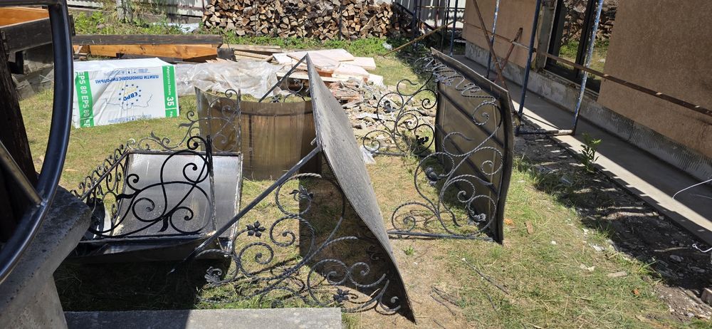 Ковані козирки, кованые козырьки, Козирки