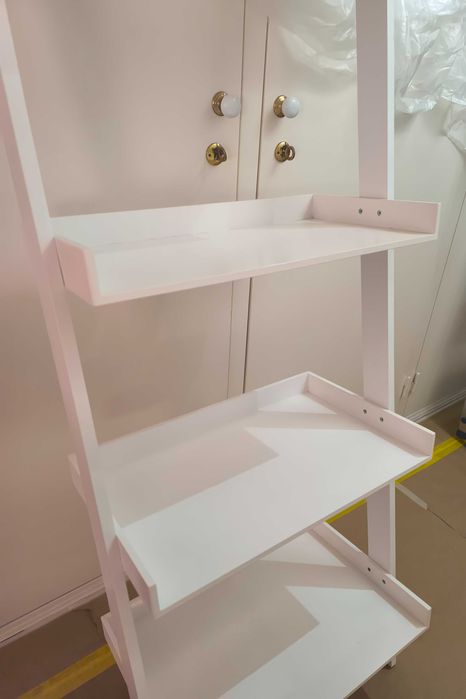 Estante escada branca 5 níveis