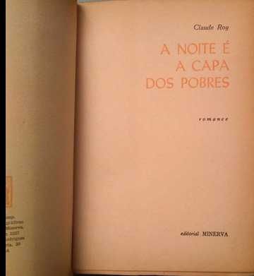 A noite é a capa dos pobres - Claude Roy